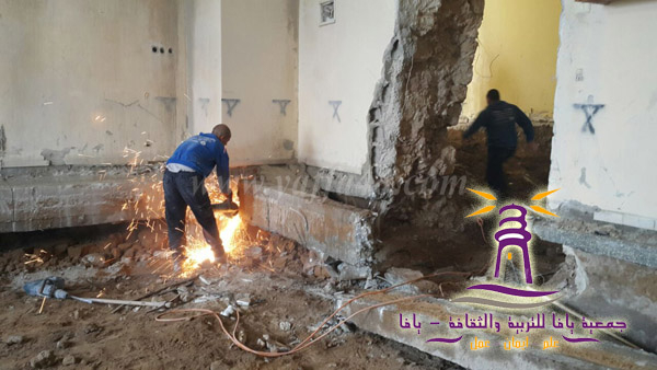  بالصور: الحركة الاسلامية بيافا تباشر بإنشاء أول مجمع اسلامي شبابي في الميناء